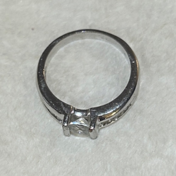 Silver Ring with‎ Gemstone Accents - Picture 7 of 9